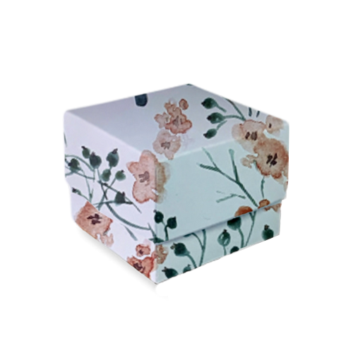 Rustic Petals Square Box