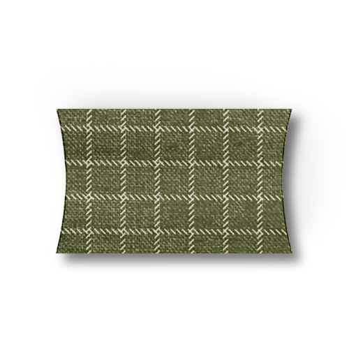 Farmhouse Green Plaid Pillow Box - Set of 2