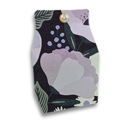 Lavender Poppies White Daisies Carton Box