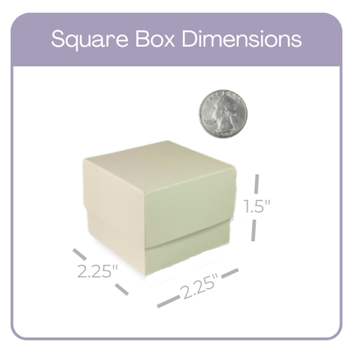 Cream Square Box