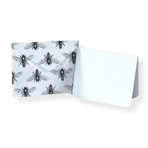 Bees Mini Envelope & Note - Set of 10