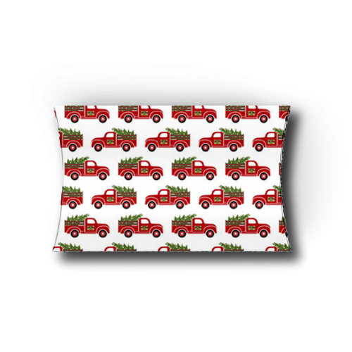 Christmas Tree in a Truck Pillow Box - Set of 2