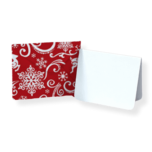 Sleigh Ride Swirl Mini Envelope & Note - Set of 10