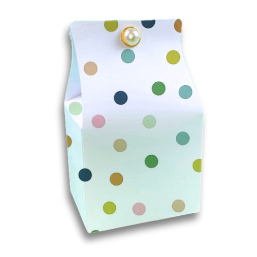 Multi-colored Polka Dot Carton Box