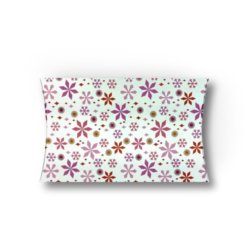 Snowflakes in White Pillow Box - Set of 2