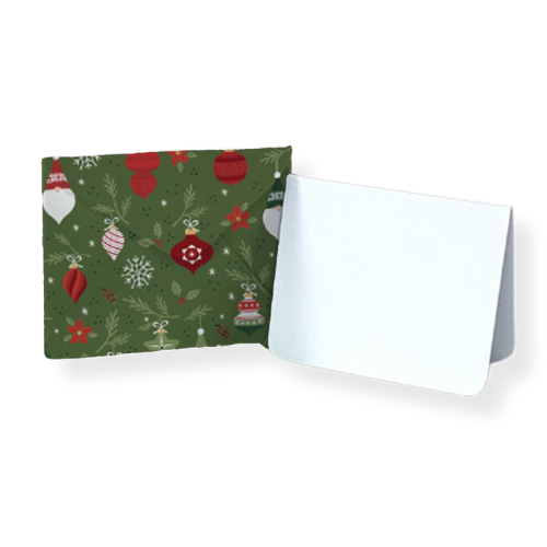 Christmas Charm Mini Envelope & Note - Set of 10